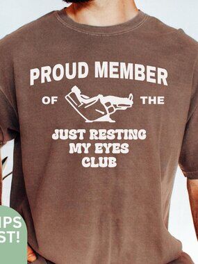 Funny Dad Shirt, Just Resting My Eyes Shirt for Dad Gift for Dad